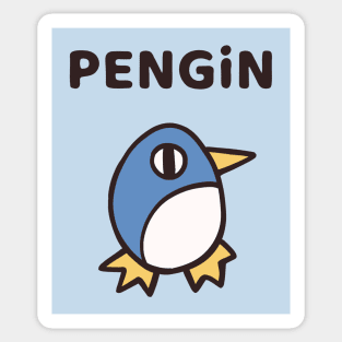 PENGIN - Cryptic Nihongo - Cartoon Penguin with Japanese Sticker